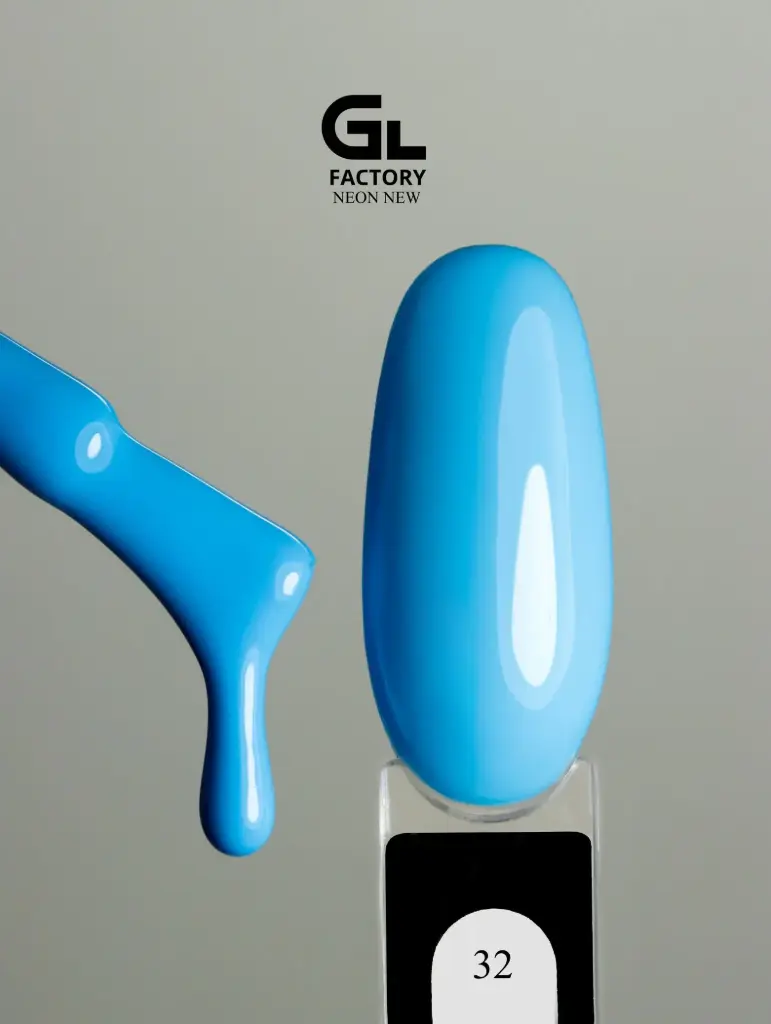 GL 1007 BLACK Gel Polish Neon New 32 15g TPO FREE