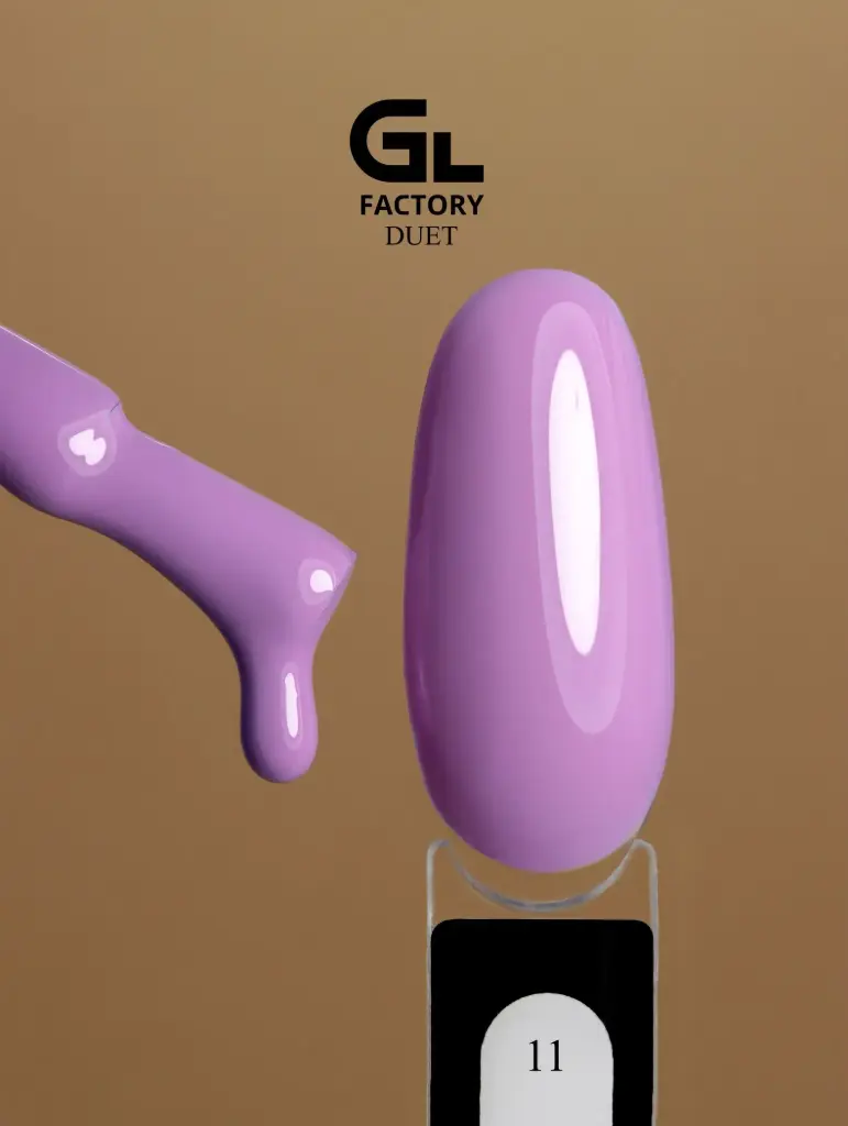 GL 1029 BLACK Gel Polish Duet 11 15g TPO FREE