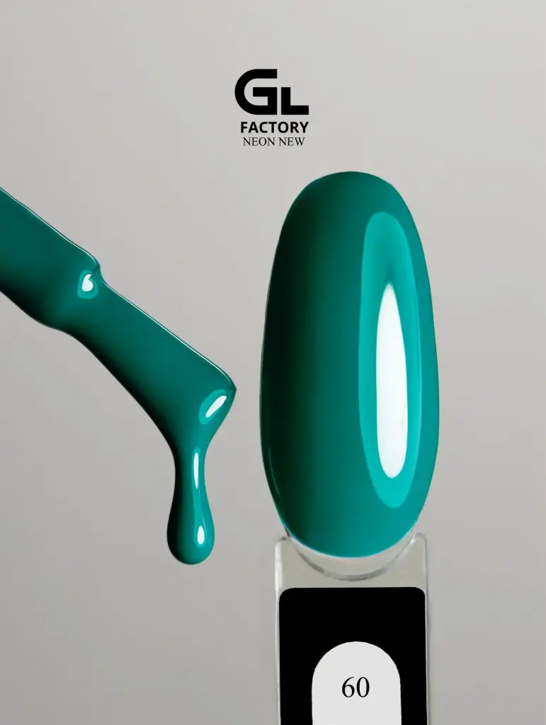 GL 1050 BLACK Gel Polish Neon New 60 15g TPO FREE