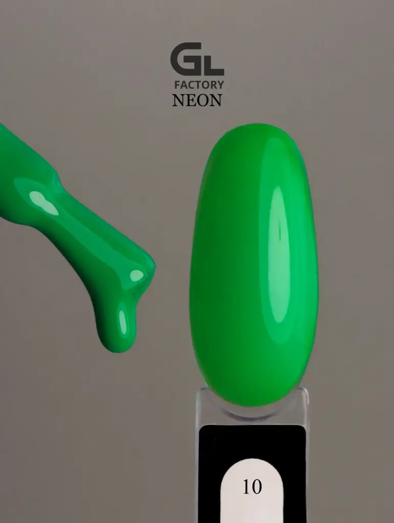 GL 1054 BLACK Gel Polish Neon 10 15g TPO FREE