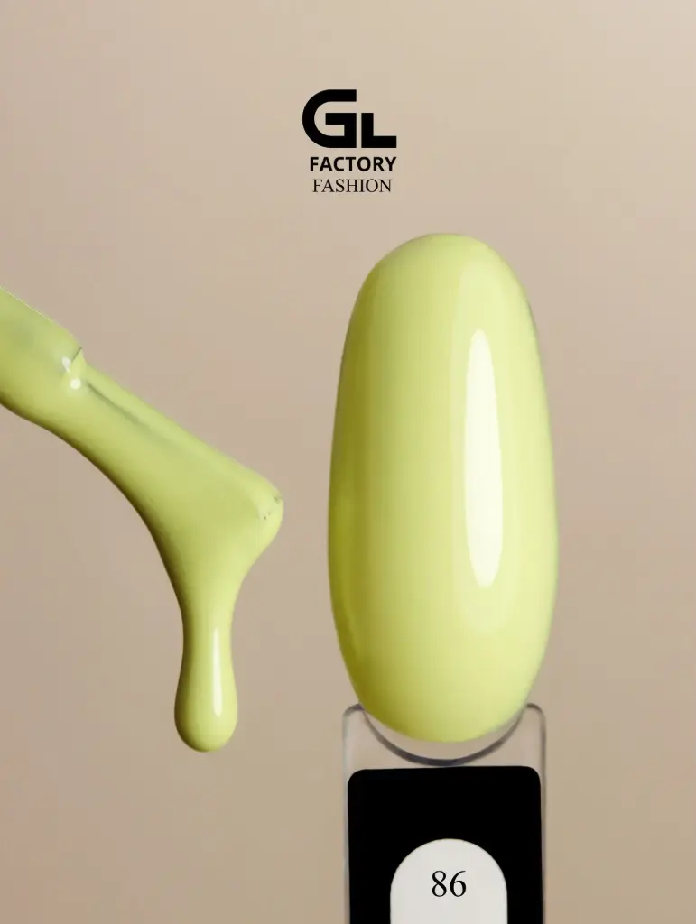 GL 1104 BLACK Gel Polish Fashion 086 15g TPO FREE