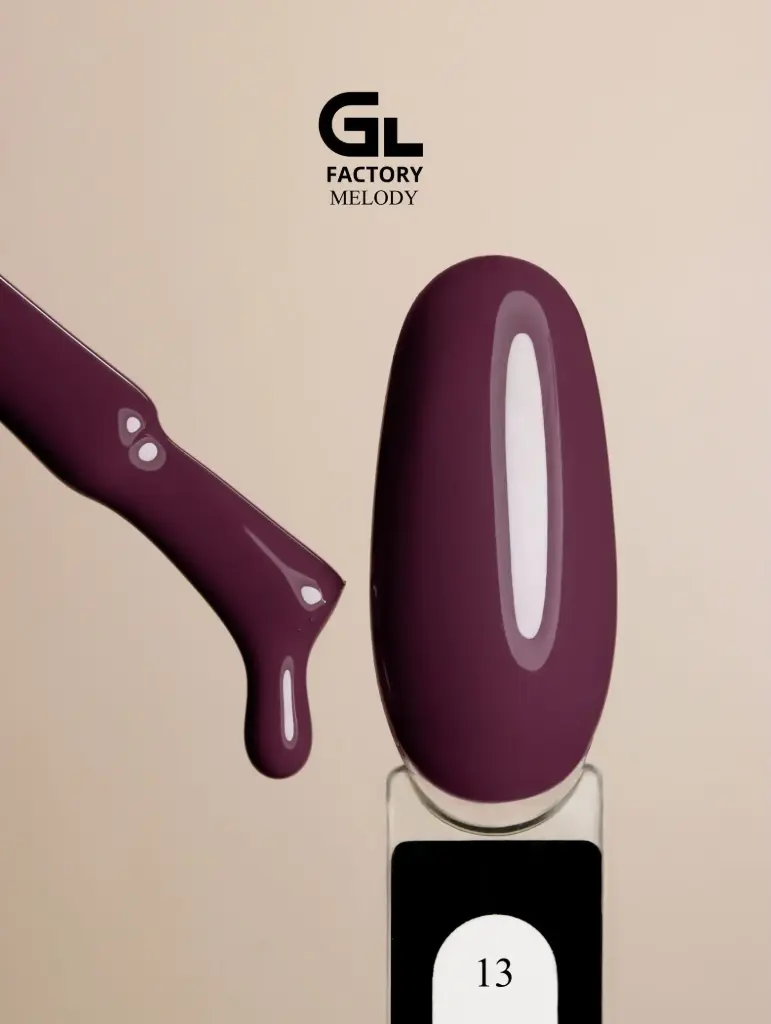 GL 1145 BLACK Gel Polish Melody 13 15g TPO FREE