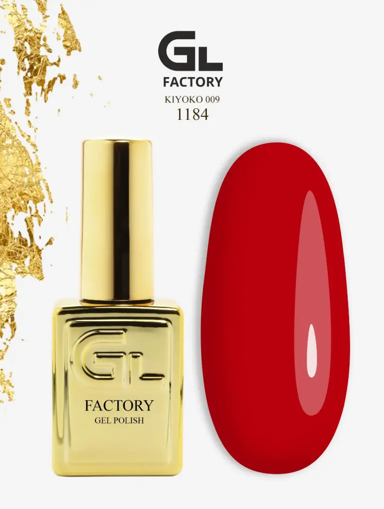 GL 1184 GOLD Gel Polish KiYOKO 009 15g TPO FREE