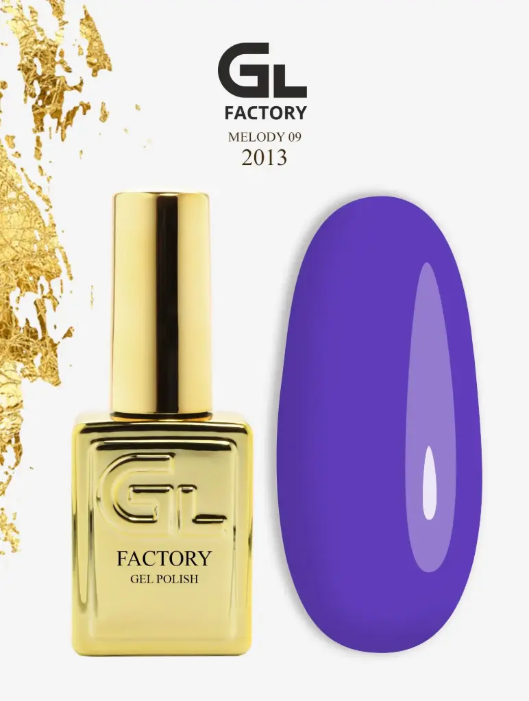 GL 2013 GOLD Gel Polish Melody 09 15g TPO FREE