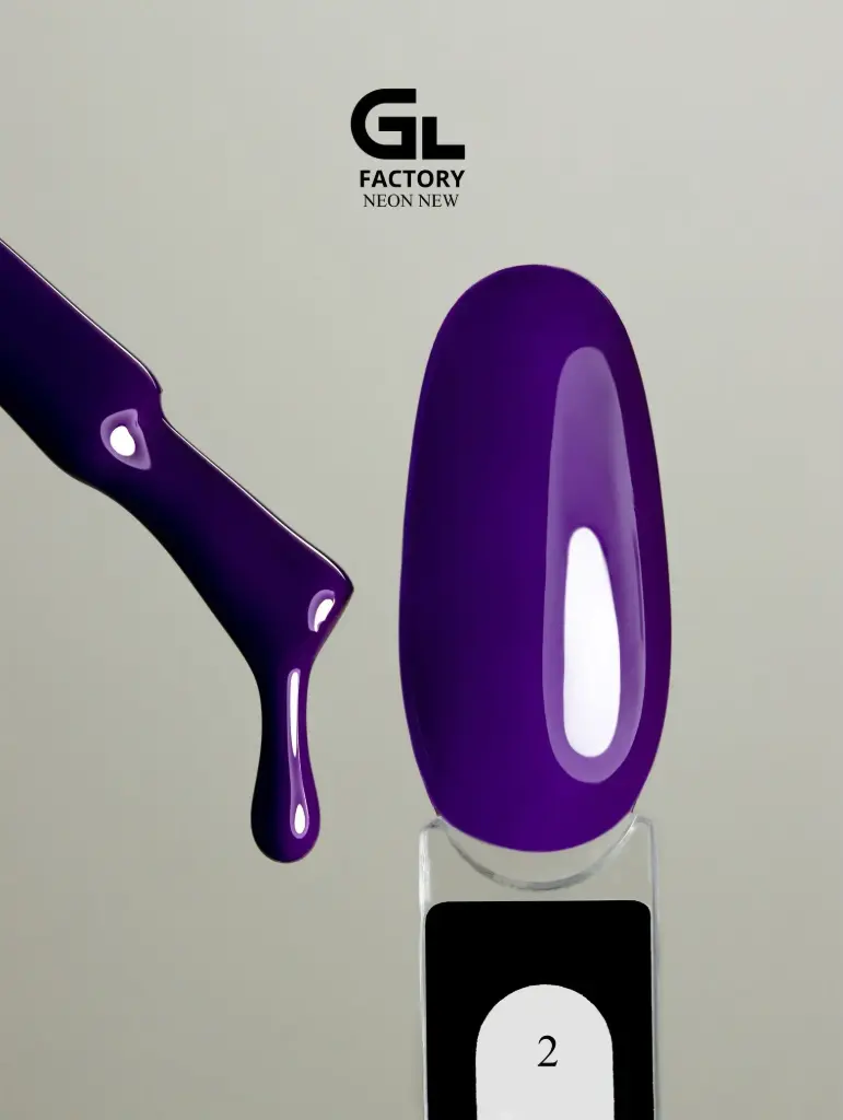 GL 2015 BLACK Gel Polish Neon New 02 15g TPO FREE