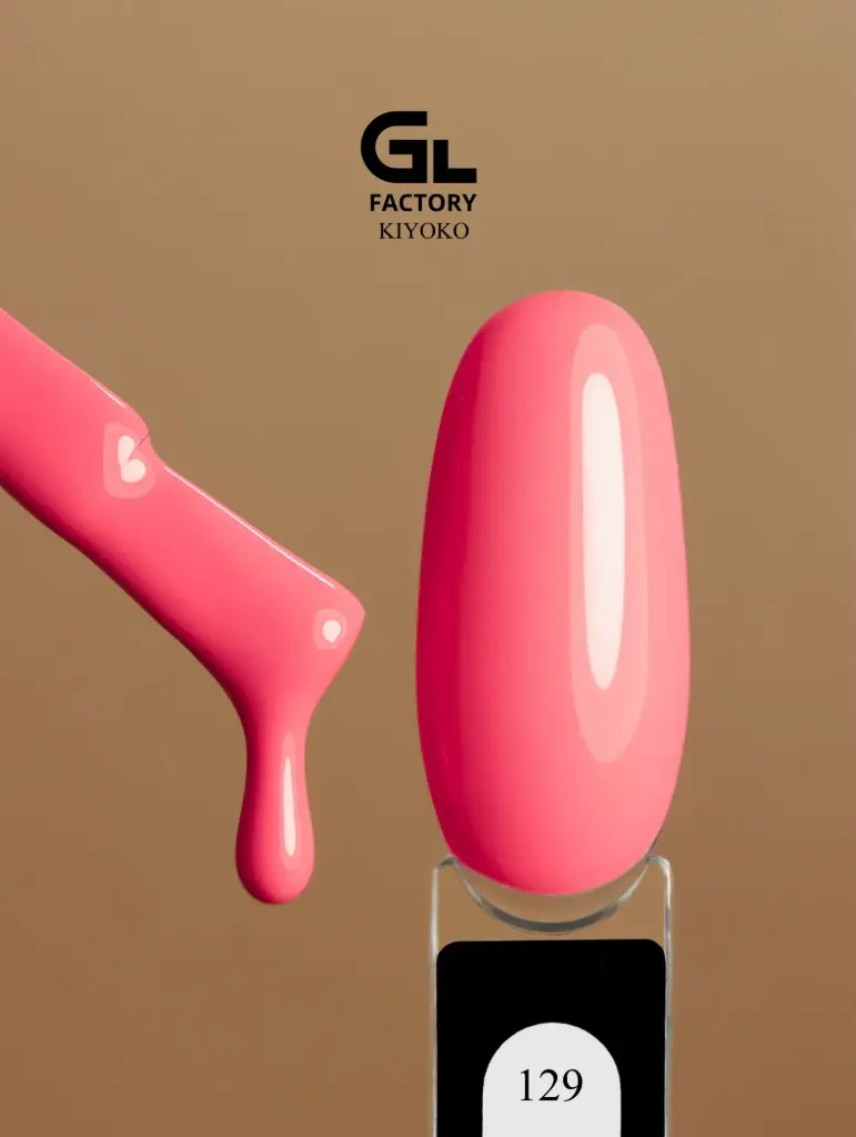 GL 2020 BLACK Gel Polish KiYOKO 129 15g TPO FREE
