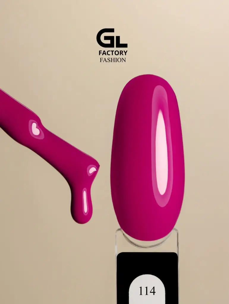 GL 2028 BLACK Gel Polish Fashion 114 15g TPO FREE