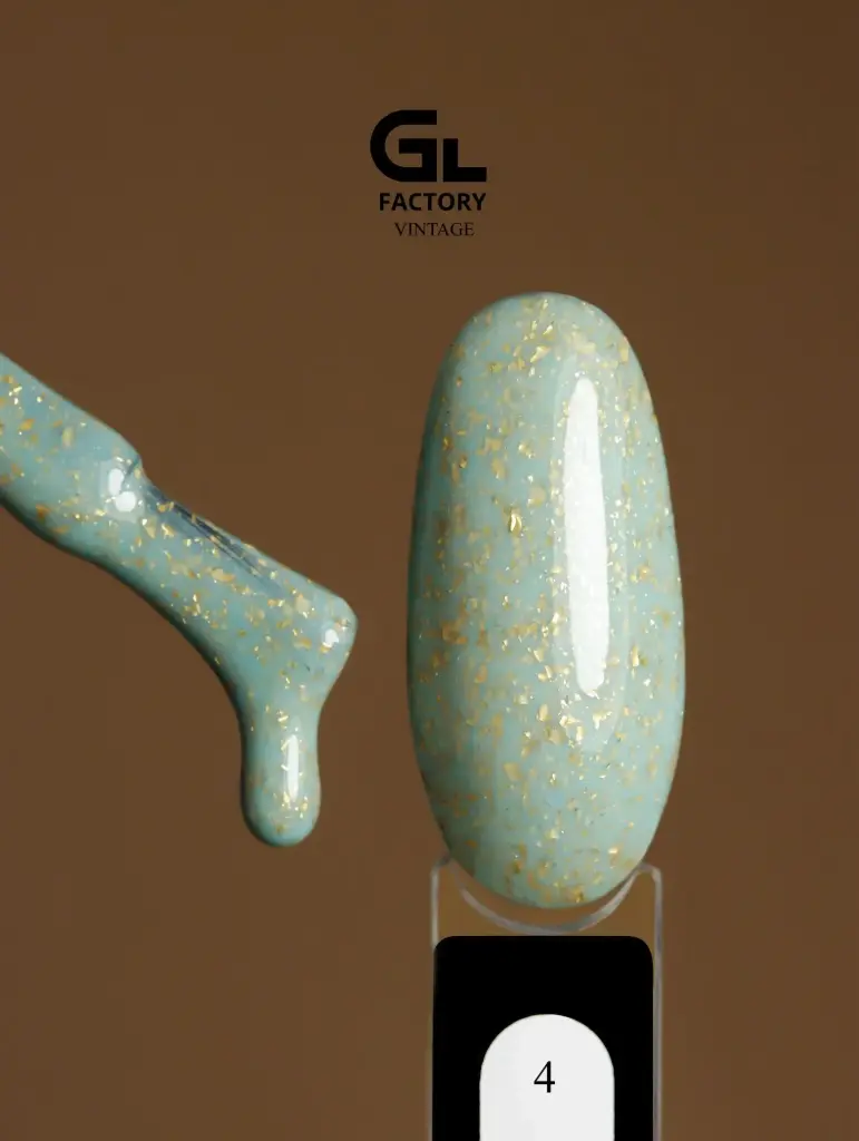 GL 2048 BLACK Gel Polish Vintage 04 15g TPO FREE