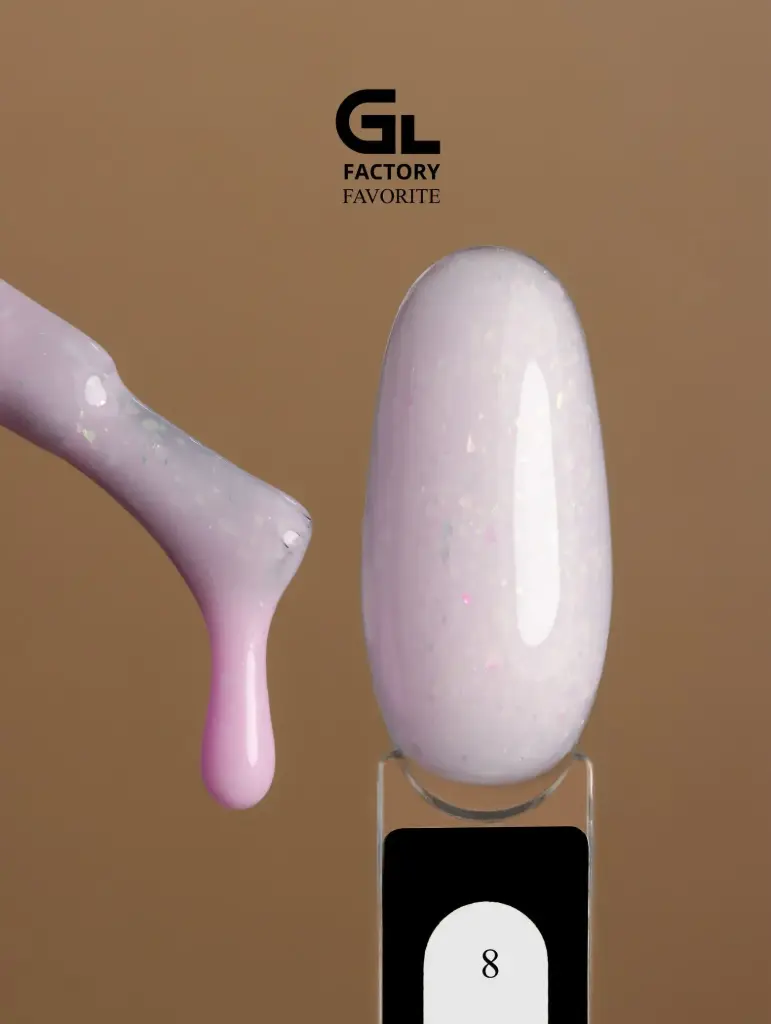 GL 2085 BLACK Gel Polish Favorite 08 15g TPO FREE