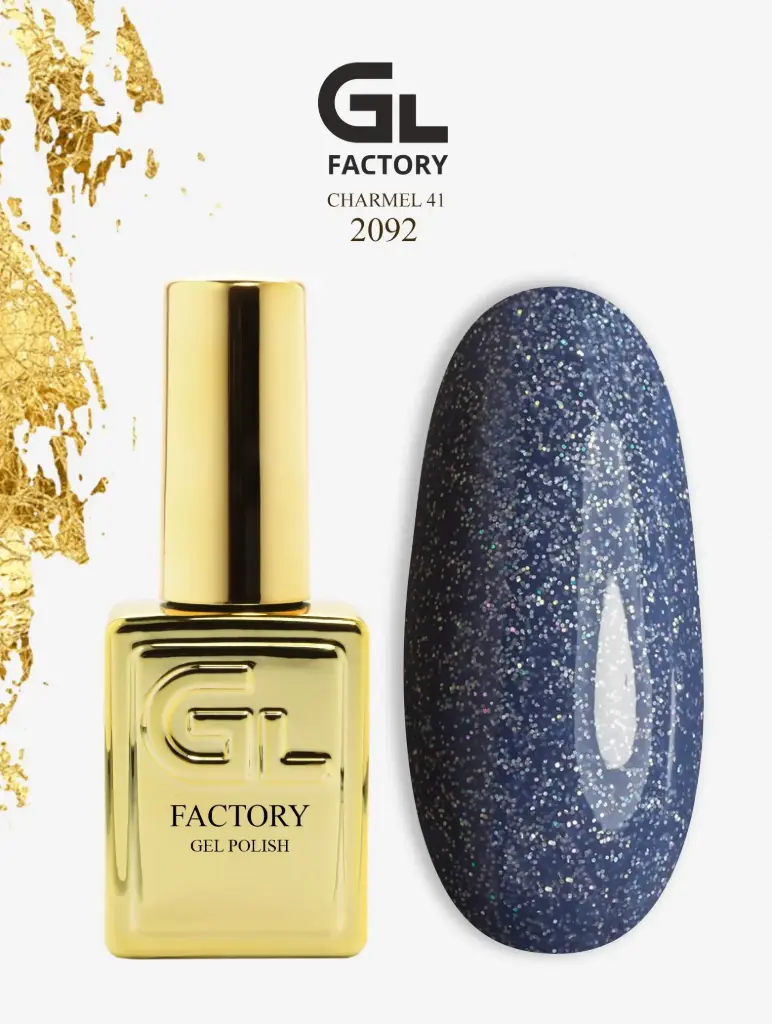 GL 2092 GOLD Gel Polish Charmel 41 15g TPO FREE
