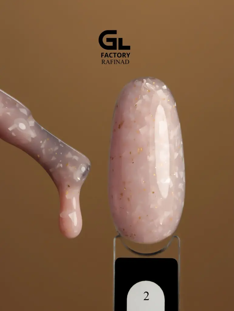 GL 2108 BLACK Gel Polish Rafinad 02 15g TPO FREE