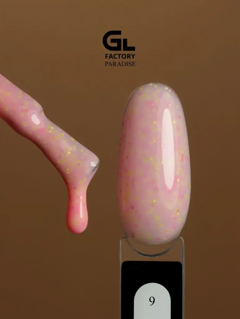 GL 2137 BLACK Gel Polish Paradise 09 15g TPO FREE