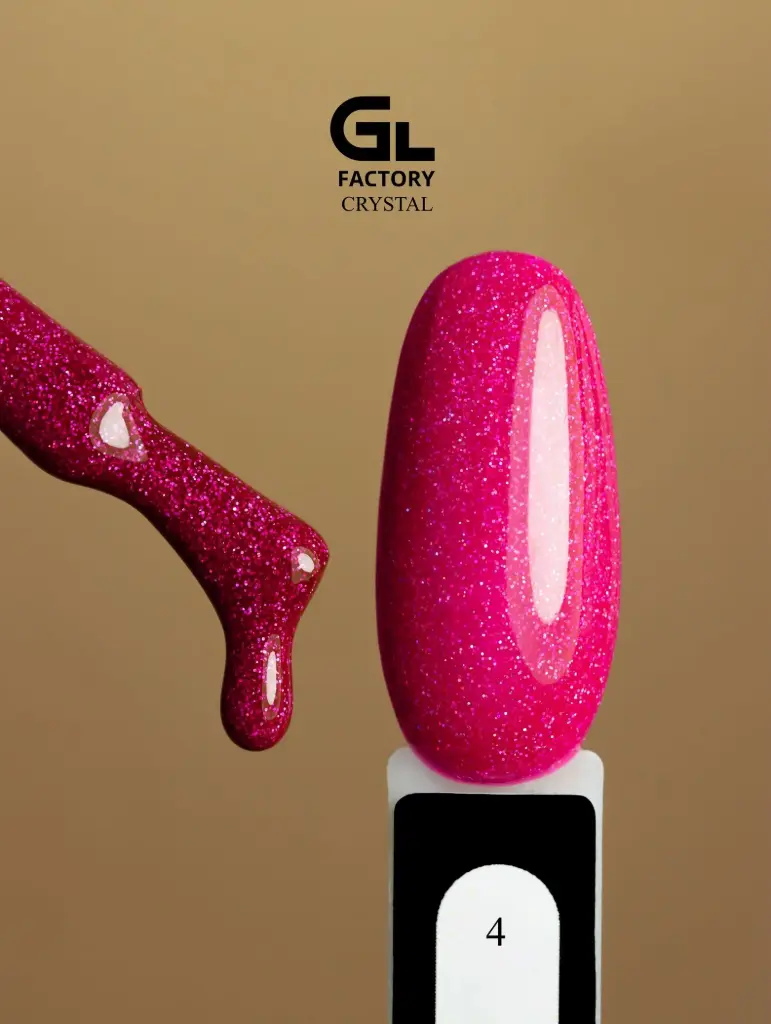 GL 2183 BLACK Gel Polish Crystal 04 15g TPO FREE