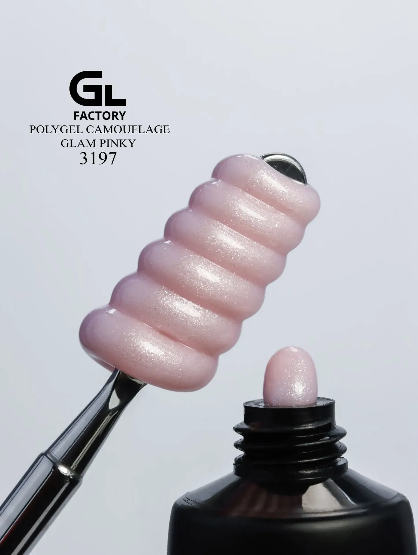 GL 3197 PolyGel Camouflage Glam Pinky 30gr TPO HEMA FREE