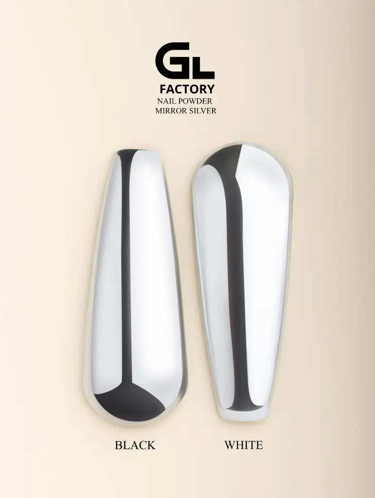 GL 3074 Nail powder Miror Silver